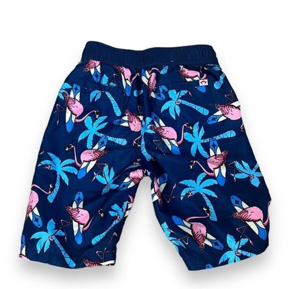 Appaman Boys Flamingo 8 Rash Guard & 7 Swim Trunks Set Beachwear Vacation Pool - Picture 4 of 8